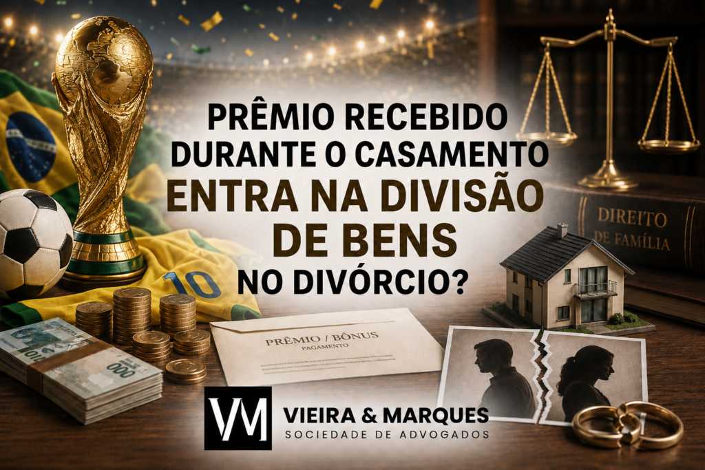 Prêmio recebido durante o casamento entra na divisão de bens no divórcio?
