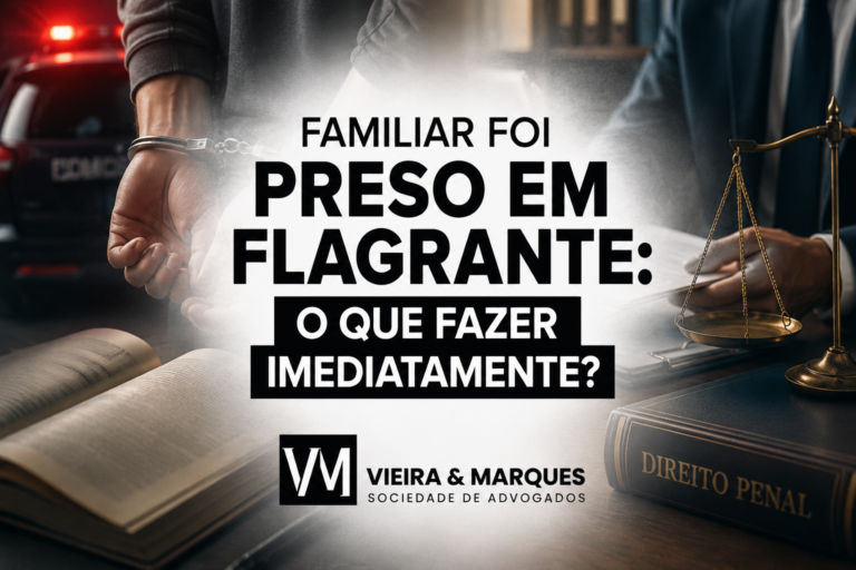 SEU FAMILIAR FOI PRESO EM FLAGRANTE: O QUE FAZER IMEDIATAMENTE?