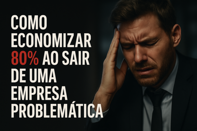 Como Economizar 80% ao Sair de uma Empresa Problemática