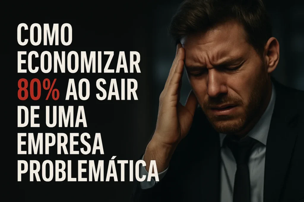 Como Economizar 80% ao Sair de uma Empresa Problemática