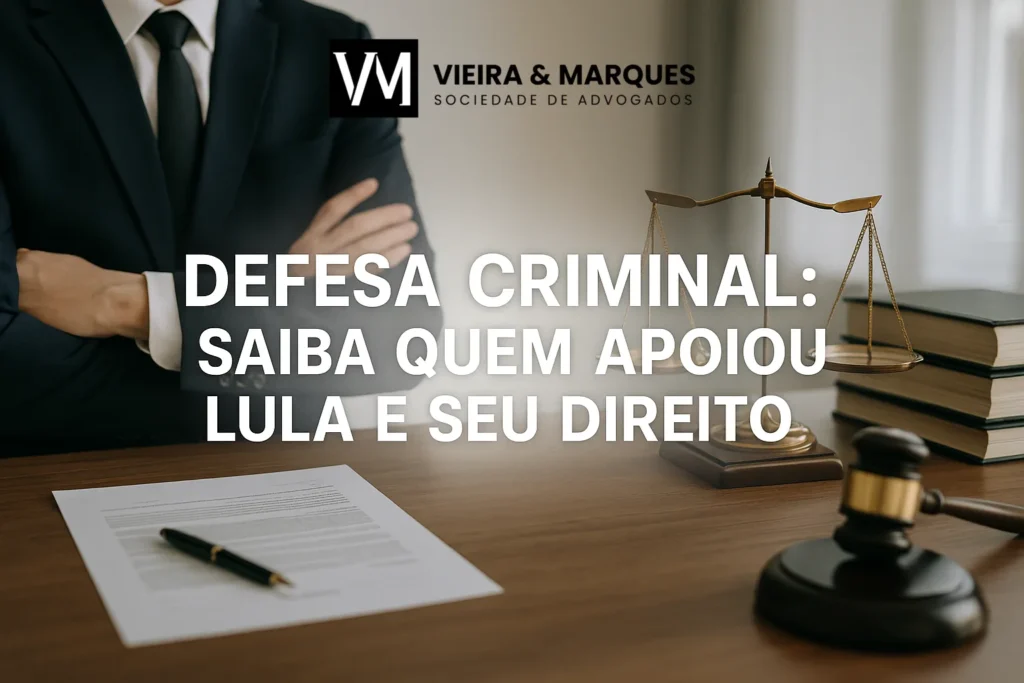 Defesa Criminal: Saiba Quem Apoiou Lula e Seu Direito