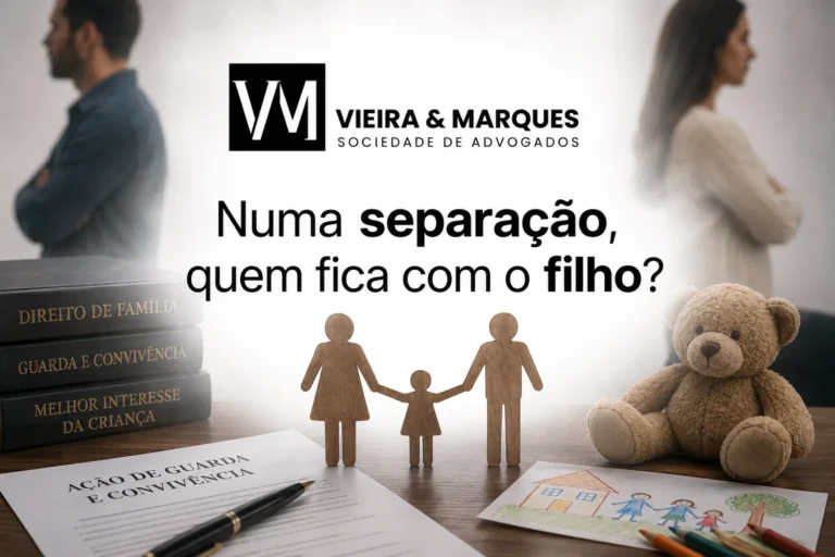 Numa separação, quem fica com o filho? 